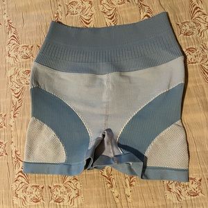 Free people point break color block shorts purple